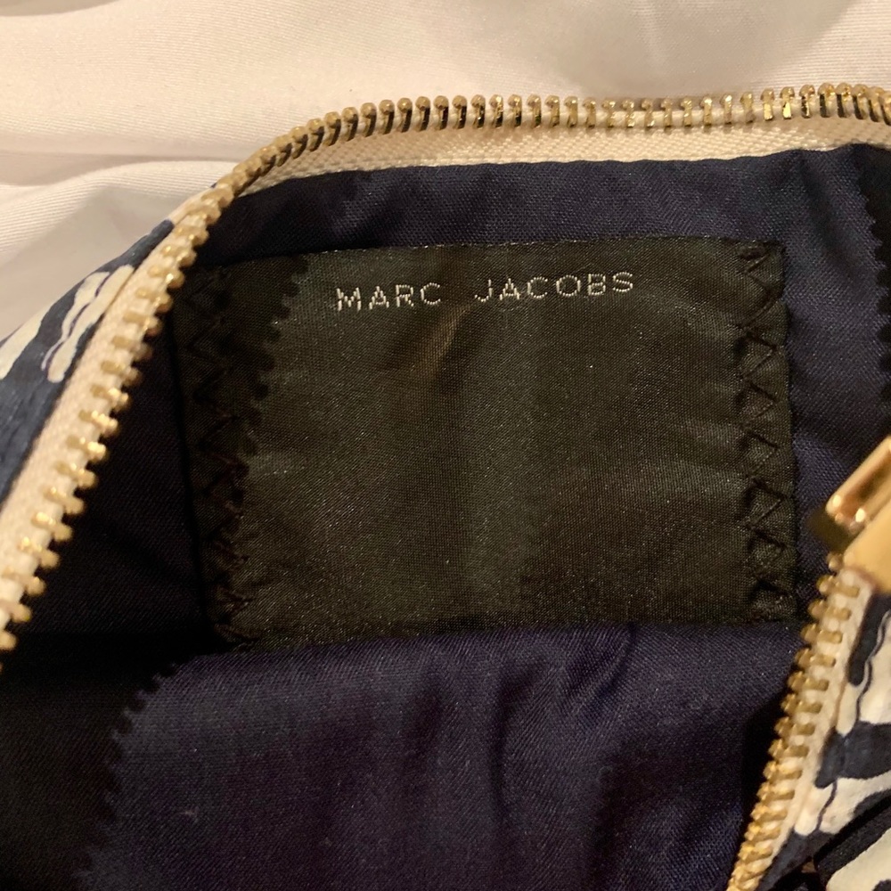 Marc Jacobs Black & White Floral Pouch